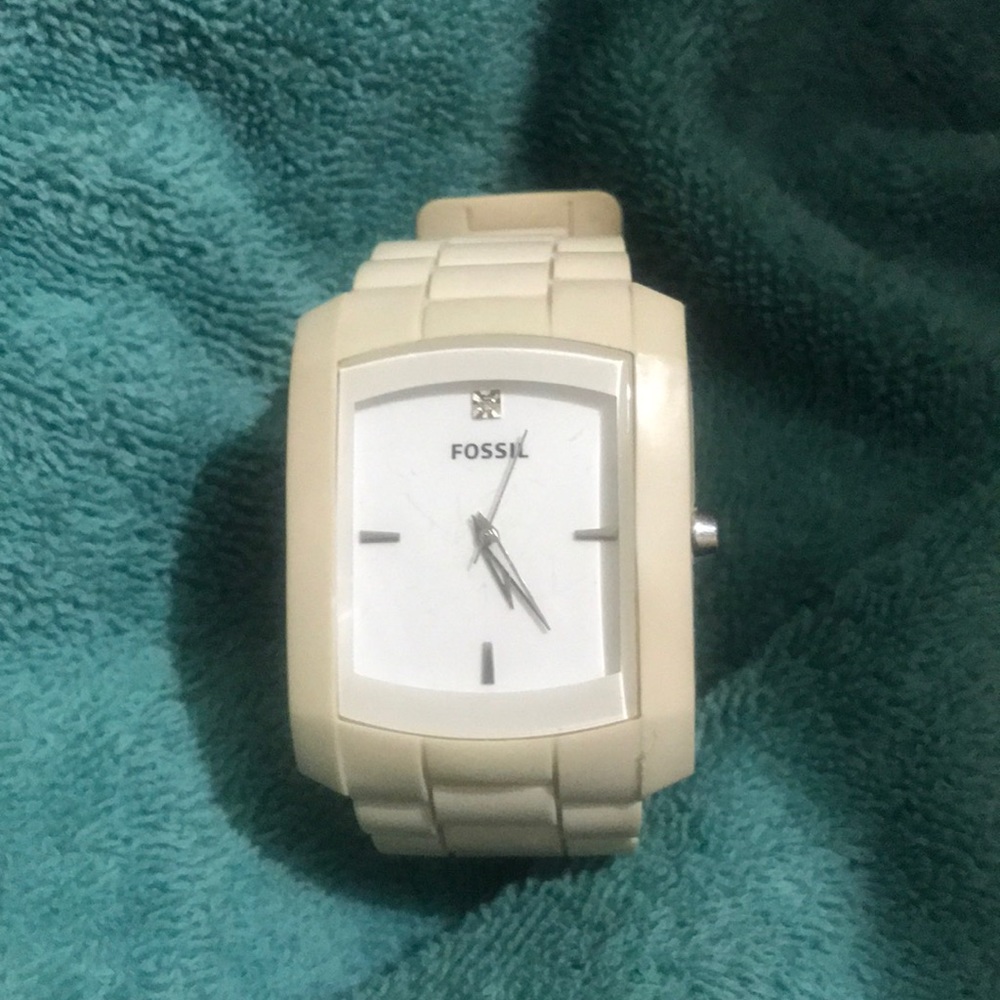 Men’s Silicone Fossil Watch